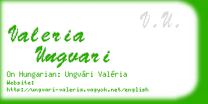 valeria ungvari business card